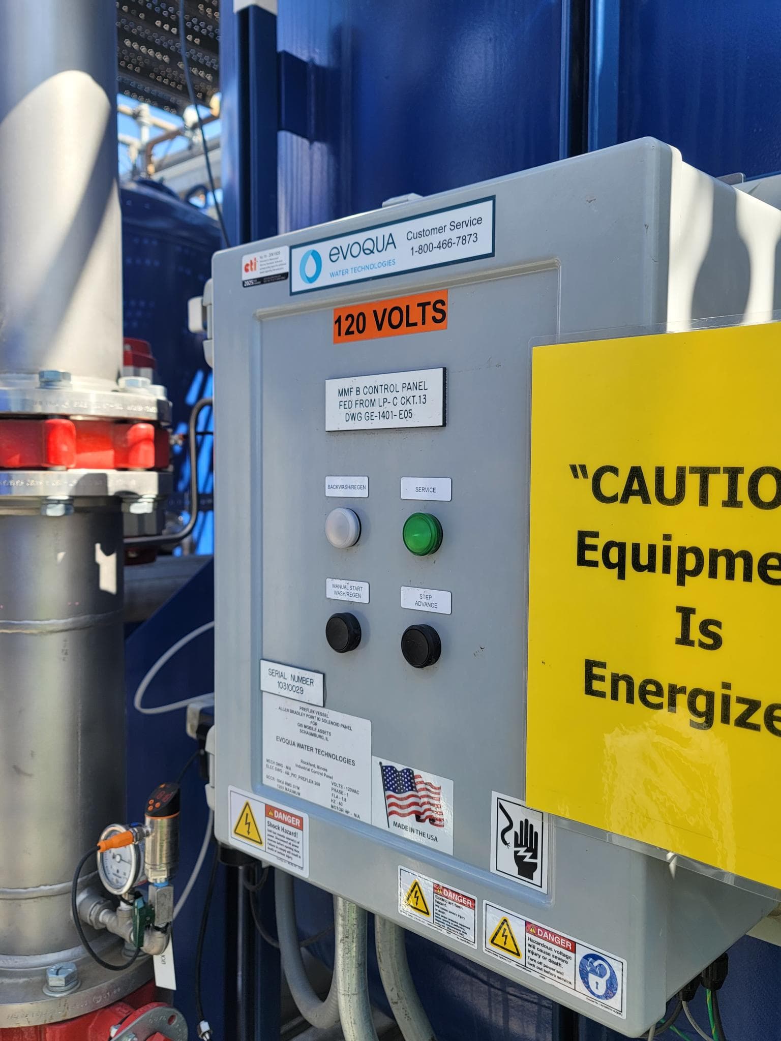 Project UL 508 Control Panel Work on a Refinery Water Cooling System image